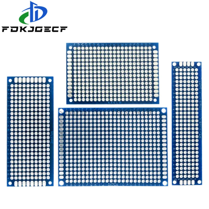 5x7 4x6 3x7 2x8 см 5*7 4*6 3*7 2*8 двусторонний медный Прототип pcb универсальная печатная