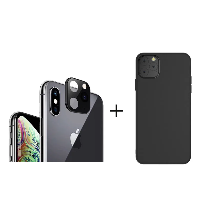 Закаленное стекло для iPhone X XS Max объектив Второе изменение на iPhone 11 Pro Max металлический объектив камеры протектор экрана для iPhone XS MAX