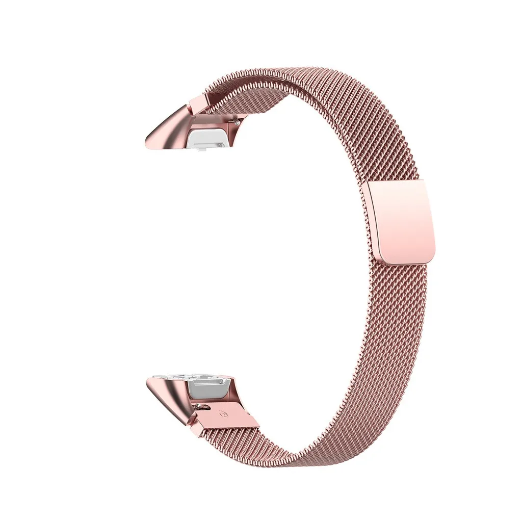 RG Ouhaobin ремешок из нержавеющей стали для samsung Galaxy Fit Band Миланский Браслет металлический магнитный сменный ремешок 801#3 - Цвет: RG