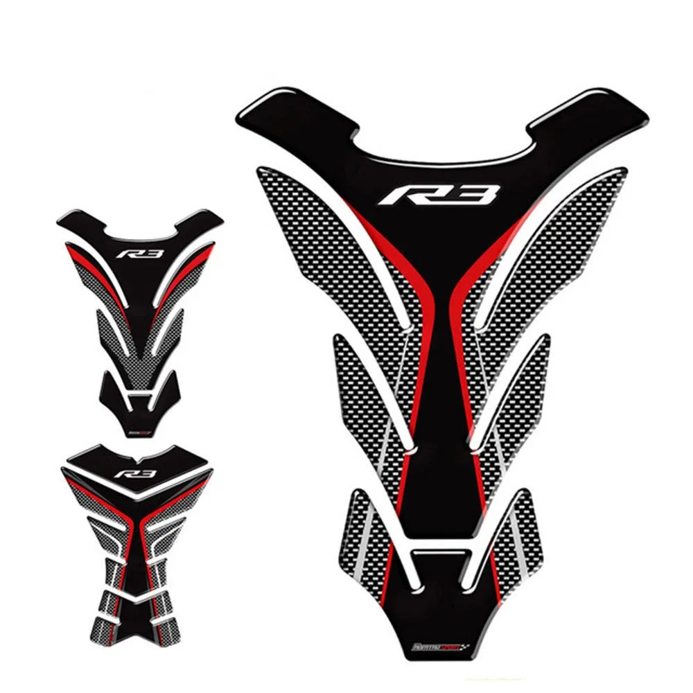 Наклейка на Мотоцикл 3D Мотоцикл Танк Pad Защитная Наклейка s для YAMAHA R3 YZF-R3 VS Танк стикер Supreme