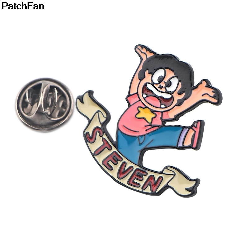 20 шт./лот Patchfan Steven Universe мультяшная эмалированная брошь булавки цинковый Металл insignia para рюкзак «сделай сам» одежда для сумки, бейджи A2616