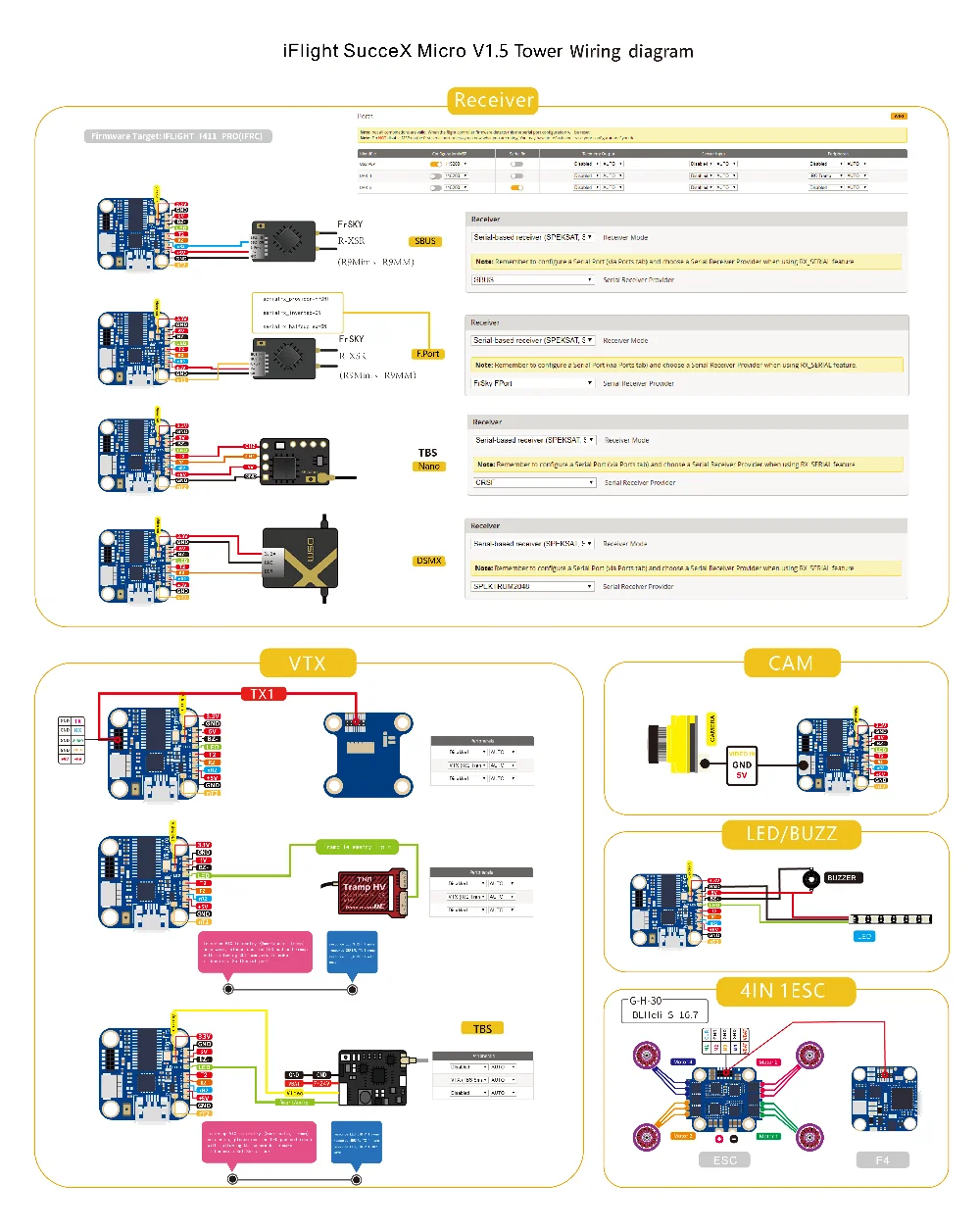 6872 6873 6874 SucceX micro F4 V1.5 wiring diagram_200610