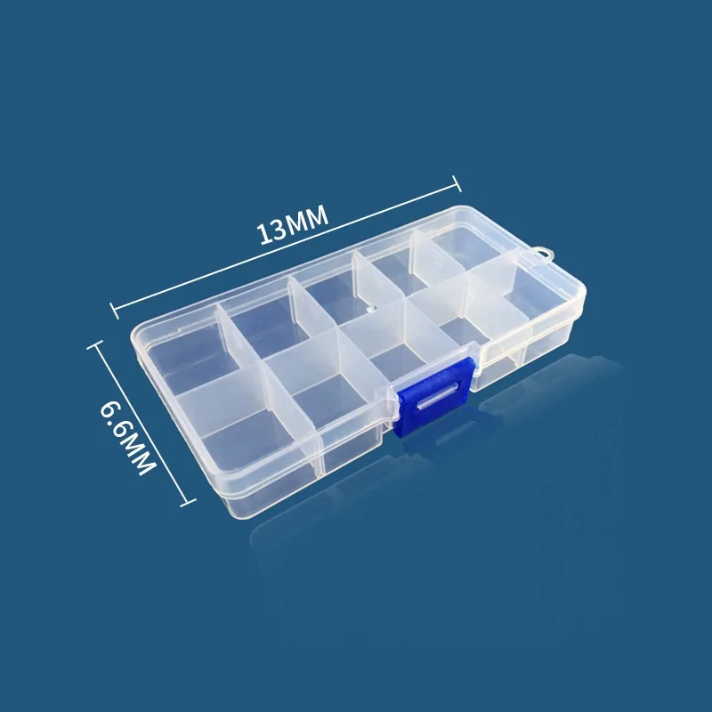 tool tote bag 10 Grid Tool Box Screws Orginizer Box Parts Storage Cells Electronic Components Box Small Things Tools Case Plastic Containers portable tool chest