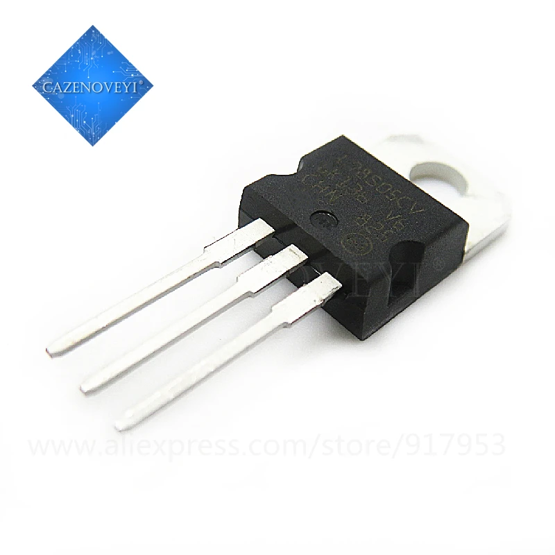 10pcs/lot L78S05CV 78S05 three-terminal voltage regulator circuit 5V 2A high current TO-220 new original In Stock | Электронные