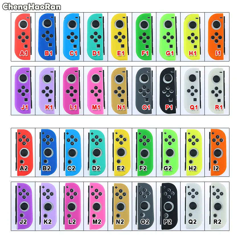 ChengHaoRan силиконовый резиновый чехол для nintendo Switch контроллер Joy-Con для переключателя NX NS Joycon Grip защитный чехол