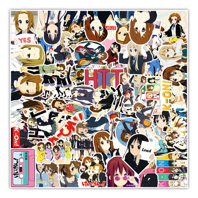 K-ON! Wall Decal Hirasawa Yui Vinyl Wall Stickers Decal Decor Home  Decorative Decoration Anime Car - AliExpress