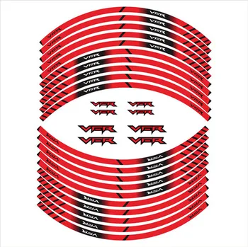 

MTKRACING tire sign decoration sticker inner rim reflective sticker FOR HONDA VFR