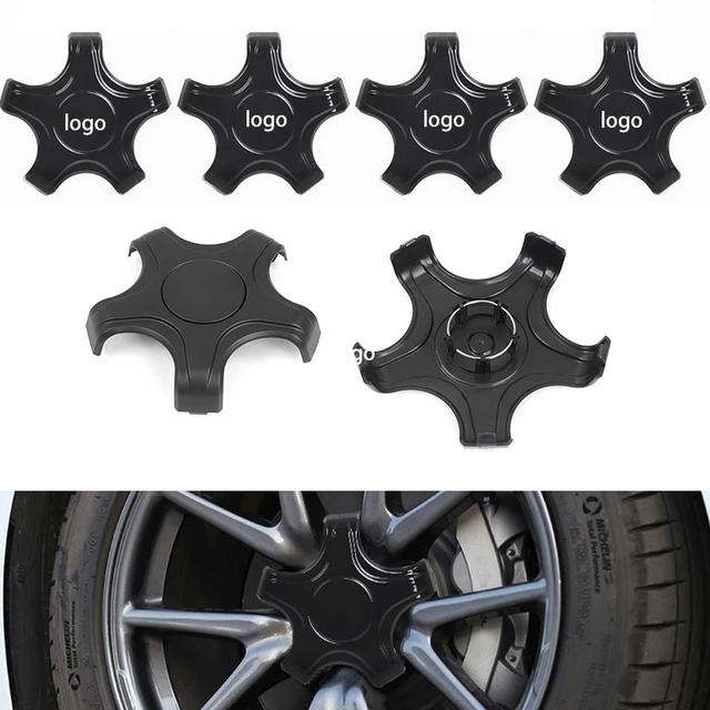 4 stücke Auto Center Caps Radkappen Abdeckung Aero Räder Felgen Kappe Kits  für Tesla Modell 3 Auto Zubehör - AliExpress