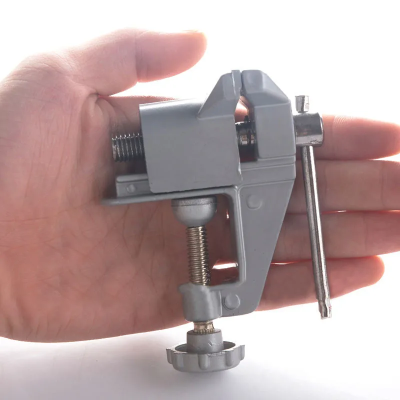 Мини Скамья тиски столик из алюминиевого сплава винт тиски скамья зажим DIY фиксированный инструмент для ремонта