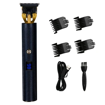 

Professional Hair Clippers Men T-Blade Beard Trimmer Barber Grooming Kit Cordless Haircut Machine