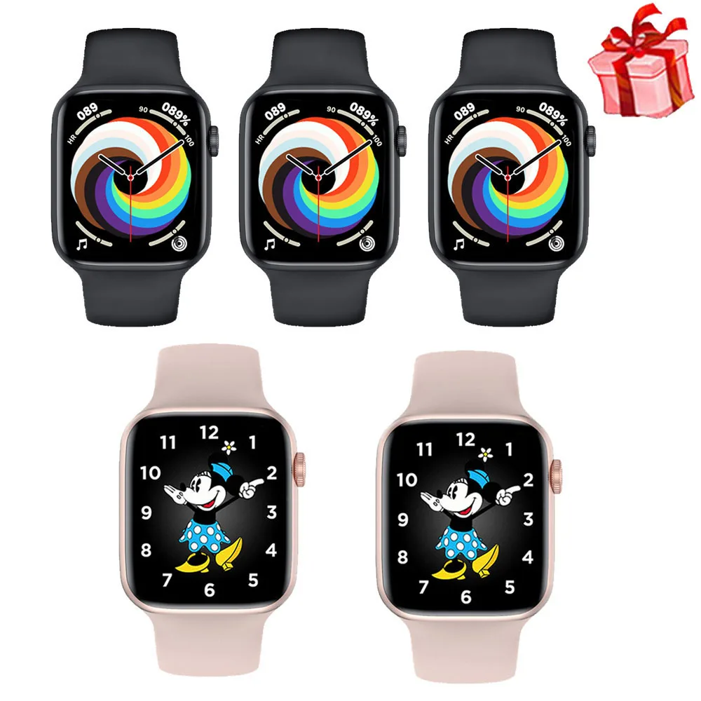 2021 IWO 13 PRO Watch 7 T500 Smart Watch Series 7 DIY Dials Heart Rate BT Call Men Women Sport Smart Watch PK X8MAX HW22 W46 W37 