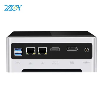 

XCY Mini Pc Intel Core i7 7820HQ i5 Linux Thin Client Micro Desktop Computer Best Industrial Komputer Win 10 Minipc Dual Lan 4K