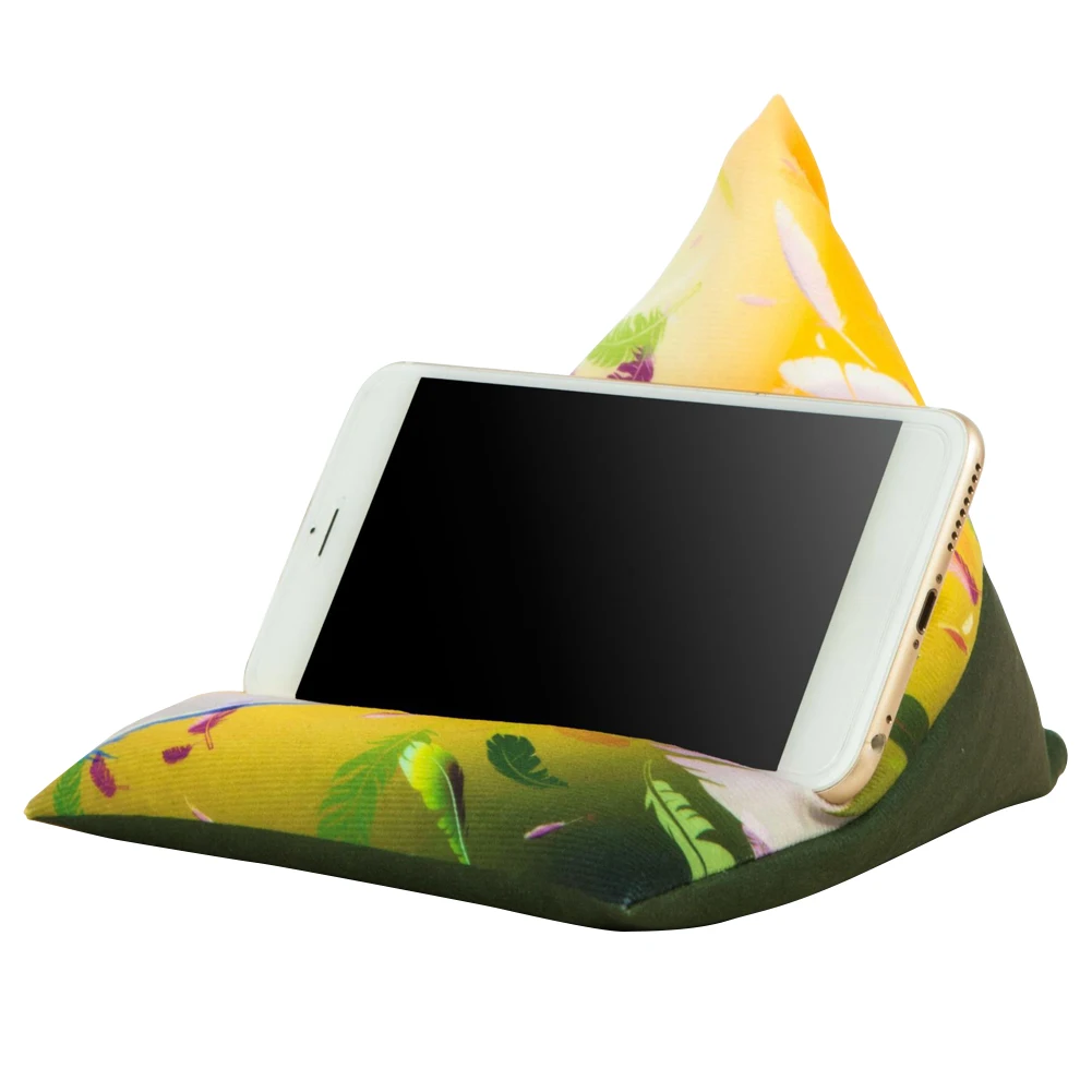 Подушка для планшета, телефона, планшета, iPad, подставка для планшета, держатель для подушки, универсальные подставки для телефона, многоугольный диван, кровать, диван, для чтения - Цвет: Зеленый