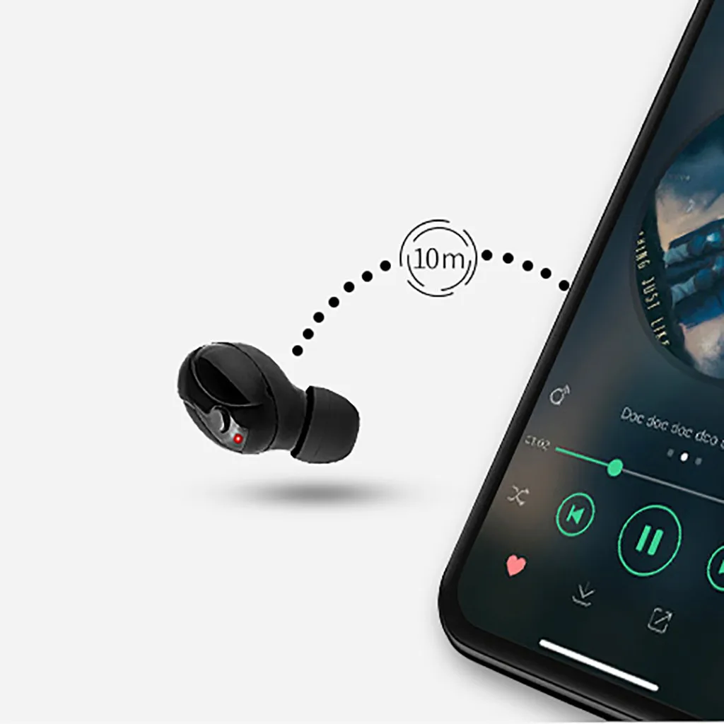 Ouhaobin беспроводные мини-наушники Bluetooth наушники-вкладыши tws bluetooth наушники 5,0 настоящие беспроводные наушники 1118#2