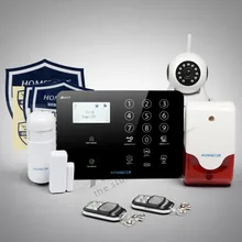 Homsecur беспроводный и проводной 4G/3g/GSM lcd охранная сигнализация с IOS/Android APP
