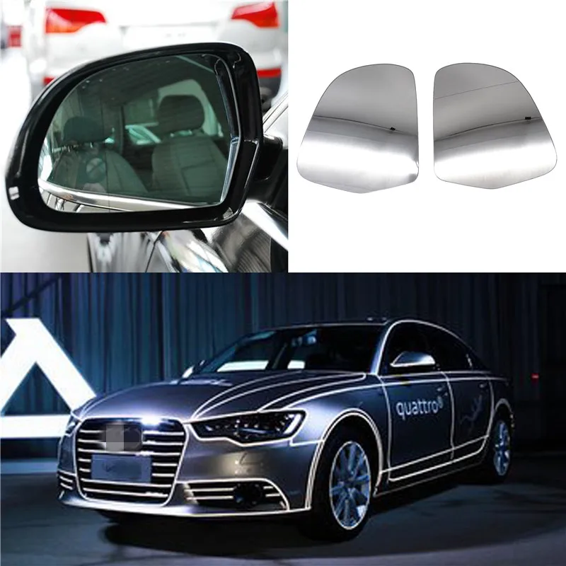 Для Audi A3/S3 A4/S4 A5 A6 A8 Q3 2008- Автомобильное Зеркало левая сторона автомобиля широкий угол с подогревом зеркало заднего вида 1 пара