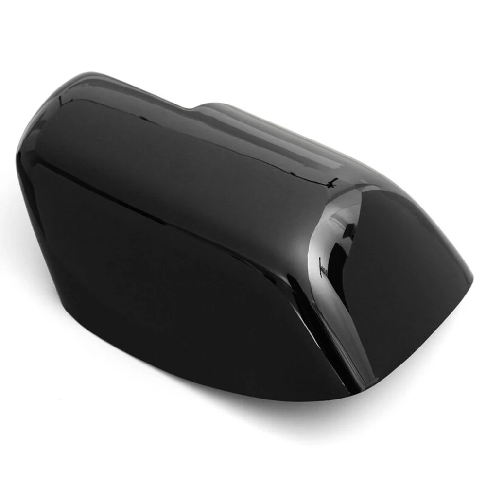 

Car Rearview Mirror Cover Exterior Wear resistance Black ABS Plastic 2Pcs Set