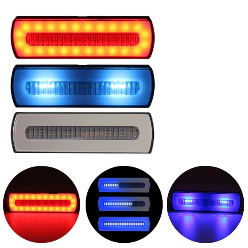 40LED Two-color Strobe Warning Light Flashing Vehicle Signal Flash Beacon Emergency Brake Lamp Auto Night Driving Safety | Автомобили и