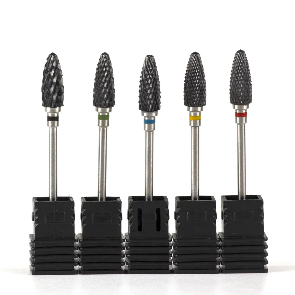 Feecy 3U 1set 5 pcs Электрические сверла для ногтей, педикюрная машина для ногтей, набор сверл, профессиональная шлифовальная пилка для ногтей, пилка, маникюрная машинка, аксессуары - Цвет: Feecy 3U 1set 5 pcs