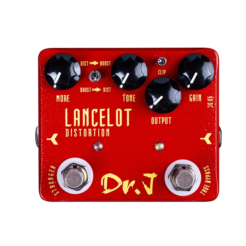 D59 Lancelot педаль искажения для электрической гитары эффектов металлическая Педаль