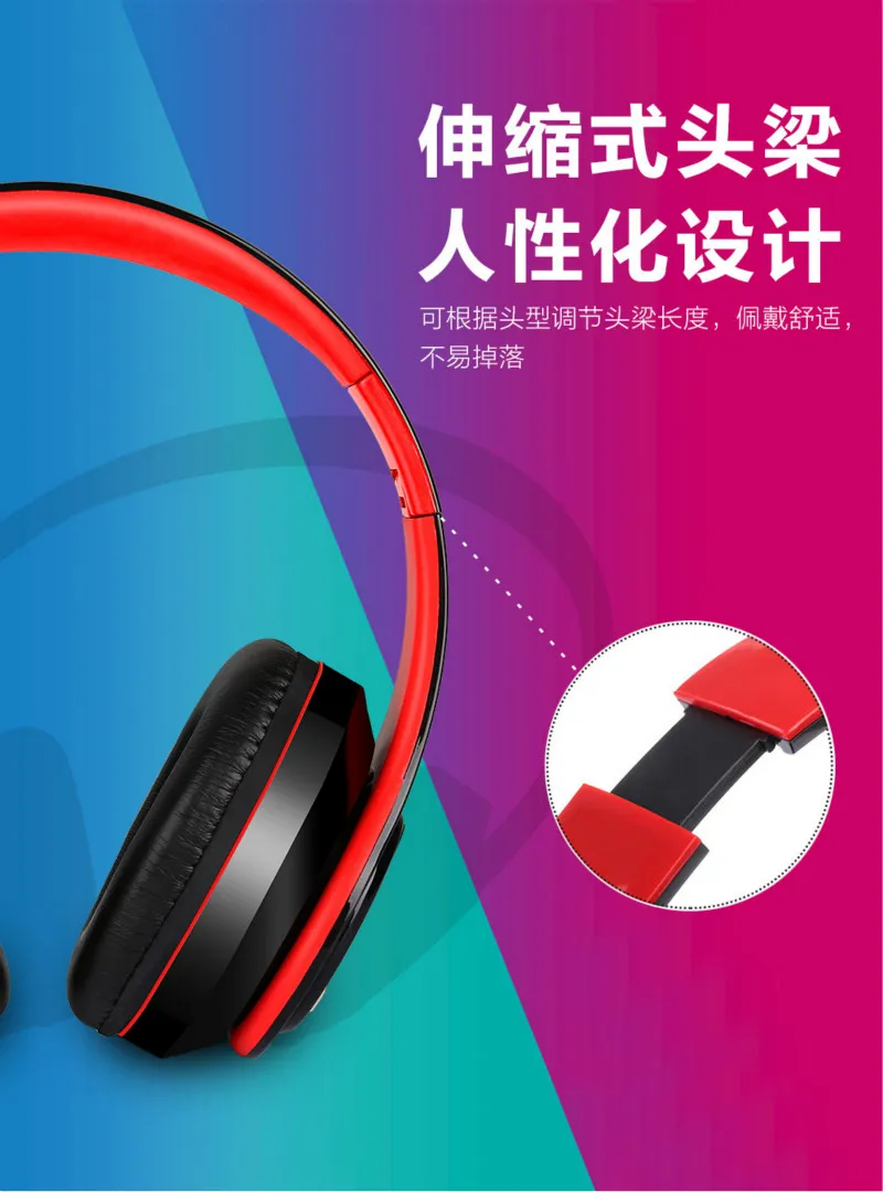 Bluetooth беспроводная гарнитура горячий стиль 5,0 складной супер бас стерео голосовое движение Беспроводная гарнитура Bluetooth гарнитура