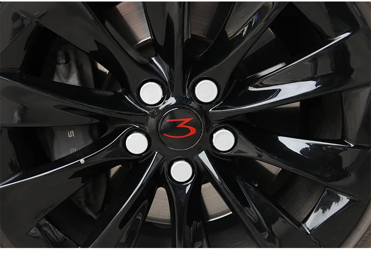 Heenvn Aero Wheel Cap Kit For Tesla Model 3 Wheel Cap Accessories 2020 Center Cap Set Badge Wheel Center Cap Cover Model3 Three Wheel Center Caps Aliexpress