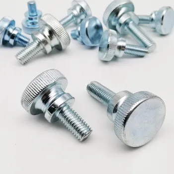 

1/5pc M3 M4 M5 M6 M8 M10 DIN464 GB834 Knurl High Step Head Hand Tighten Thumb Screw Curtain Wall Glass Lock Thumbscrew Adjust