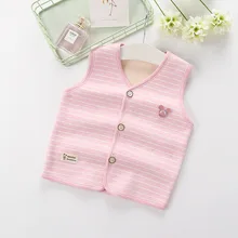 Бархатный жилет для мальчиков и девочек Детский Теплый жилет для маленьких детей Детский жилет осень-зима