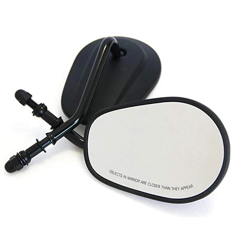 Side RearView Mirror for Jeep Wrangler Door Off Mirrors for JK JKU JL 1987- for Harley XL 883 1200