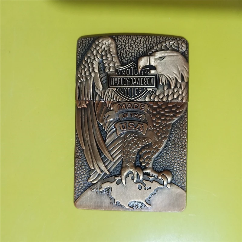 1 шт. металлический значок DIY зажигалка аксессуары Замена керосинового масла Зажигалка декор самоклеющиеся Зажигалка стикер. Нет Зажигалка кремниевого типа - Цвет: eagle1