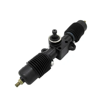 

330mm Vehicle Professional Pinion Assembly Parts Accessories Solid DIY Steering Gear Threaded Metal Durable Shaft Rack Go Kart