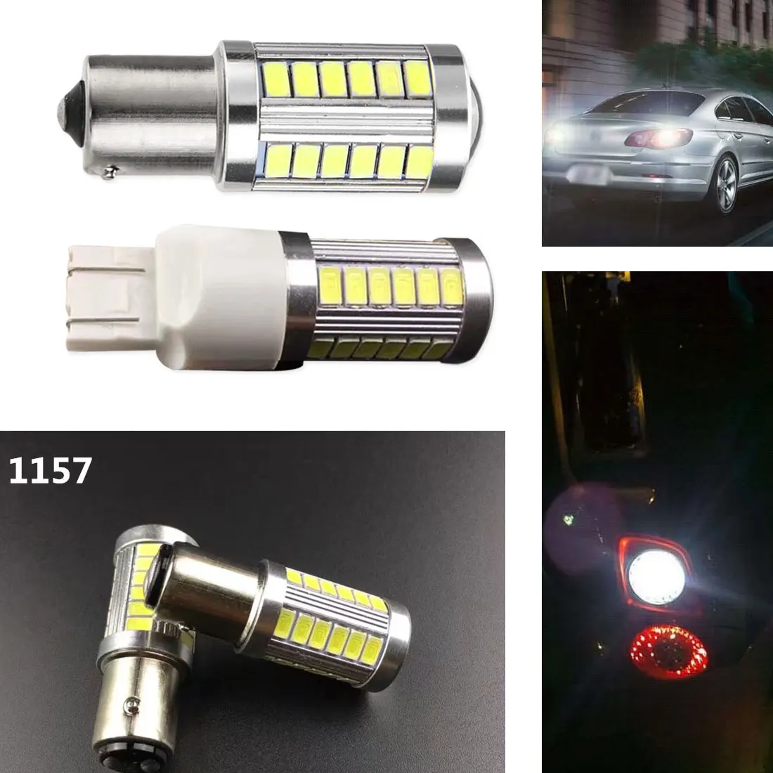 Супер яркий 33 SMD 5630 5730 светодиодный Автомобильные стоп-сигналы противотуманные лампы 21/5w Автомобильные фары дневного света стоп лампы 12V