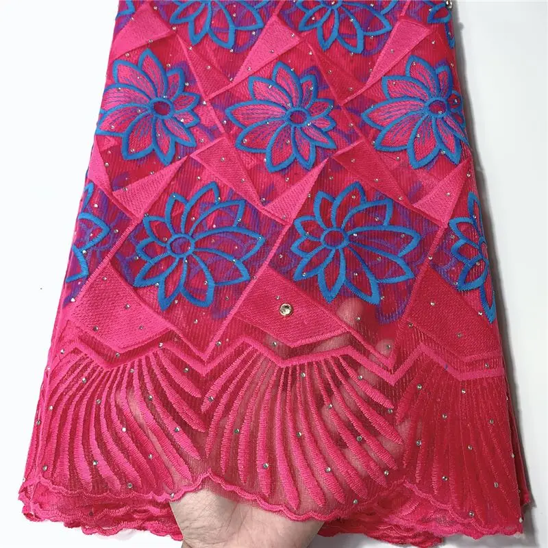 

2020 Latest French Nigerian Laces Fabrics High Quality Tulle African Laces Fabric Wedding French Tulle Lace for women