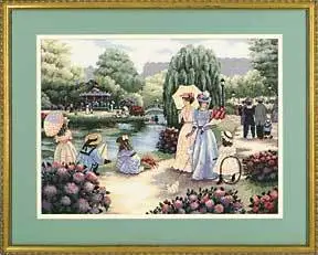 

GG Free Delivery Top Quality Lovely Counted Cross Stitch Kit A Stroll in the Park Spring dim 35021