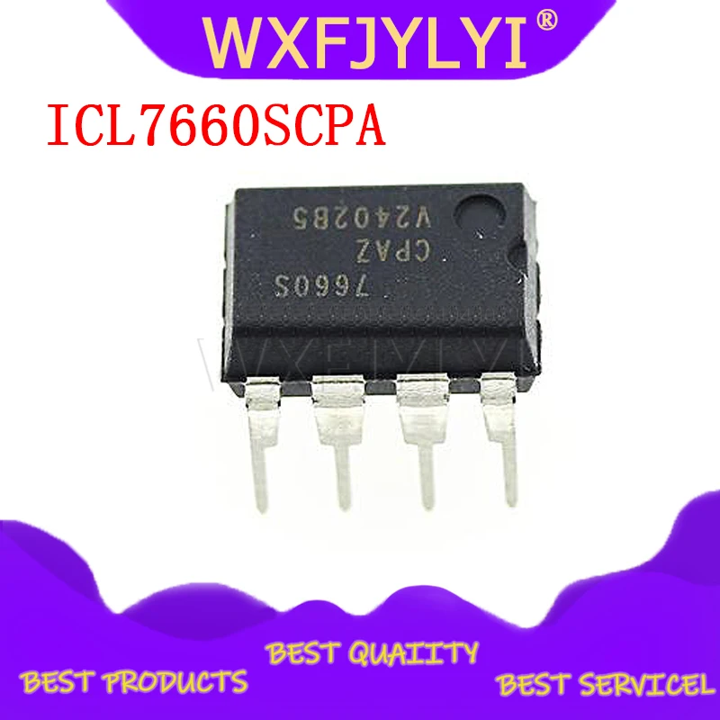 10pcs/lot ICL7660SCPA DIP8 ICL7660 DIP ICL7660S ICL7660CPA ICL7660SCPAZ new and original | Электронные компоненты и