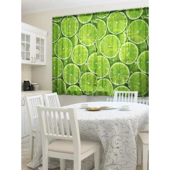 

Photo curtains for the kitchen Lime 145x160cm-2pcs, gabardine, pe 100%, 145g / m2 5129468
