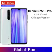 Global ROM Xiaomi Redmi Note 8 Pro 8GB 128GB 64 MP Quad Cameras MTK Helio G90T 6.53'' FHD+ Screen Smartphone 4500mAh 18W QC 3.0