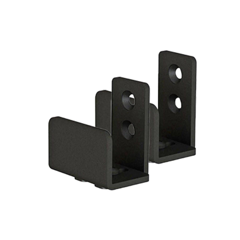 

2PCS Home Accessories Fixing Barn Door Grounding Carbon Steel Hardware Floor Guide Wall Mount Low Noise With Screws Slotting