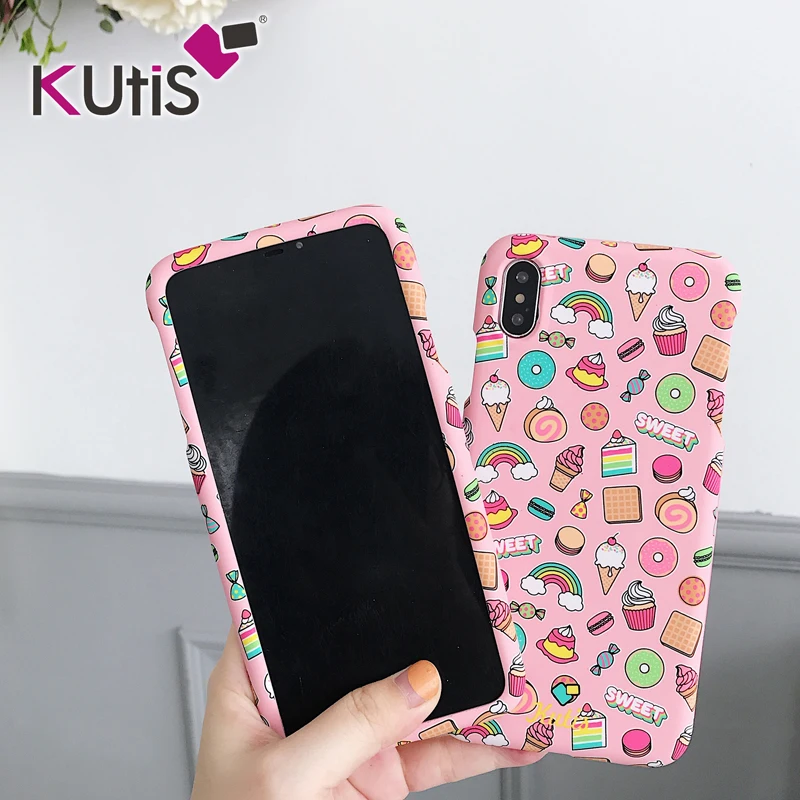 Милый чехол для iPhone 11 pro XS max x защитный с 360 защитой на переднюю и заднюю панель iphone