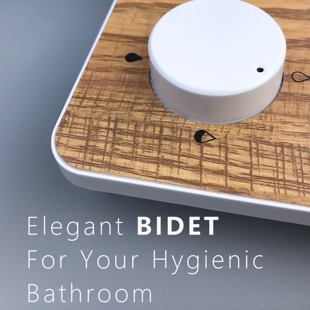 New Arrival Woody Toilet Sprayer Bidet Self Cleaning Non Electric Kit Muslim  Hygiene