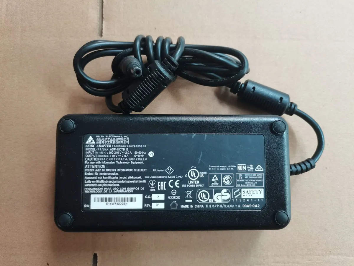 Адаптер переменного тока Delta 19V 7.9A 150W ADP-150TB B 5 мм для игрового ноутбука MSI GS70 GS60