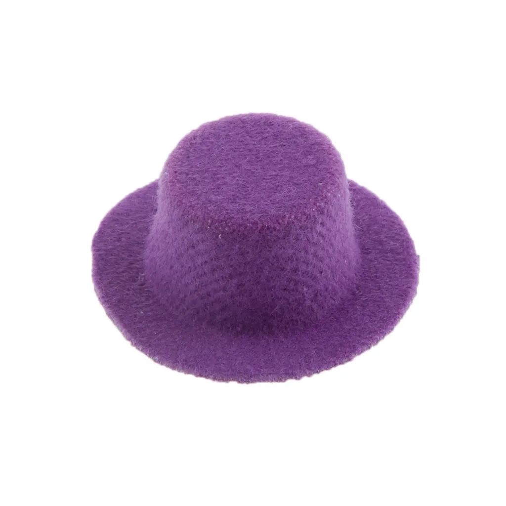 1/12th Boneka Hat Lebar Brim Derby 