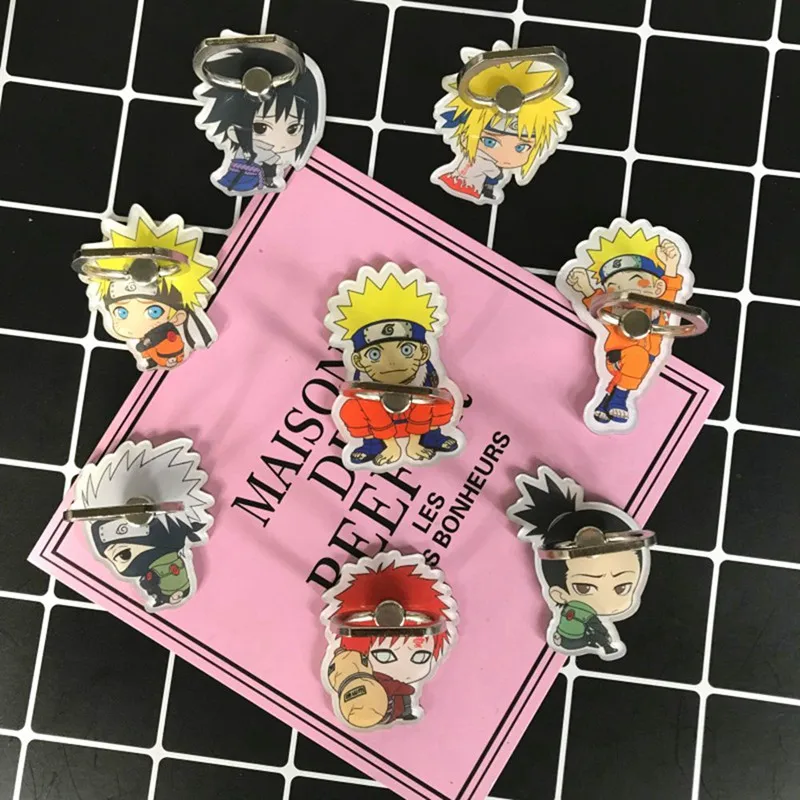 

Anime Model Figure 360 Degree Metal Finger Ring Mobile Phone Smartphone Stand Holder For Iphone