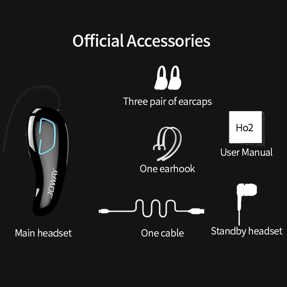 Joway H02 Bluetooth гарнитура беспроводные наушники вкладыши беспроводные наушники для iPhone samsung Xiaomi huawei lenovo Oppo Asus