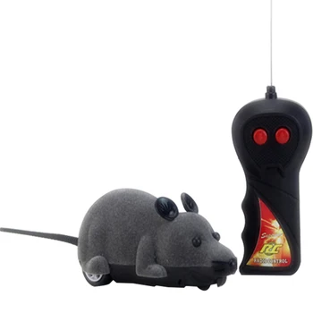 

Eye Lighting Wear Resistant Turning Forward Simulation Wireless Electronic Remote Control Mouse Trick Playing Cat Toy Funny Home