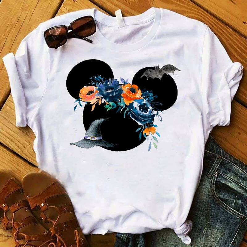 Женская футболка s Graphic Witch coffee hous Pocus осень Хэллоуин благодарения женская рубашка Топ Футболка женская одежда футболка - Цвет: GJS9681