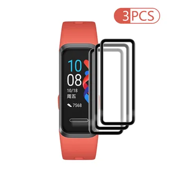 

3PCS Clear Ultra Film Tempered PET Soft Screen Protector for Huawei band 4/4PRO Explosion-Proof Smart Watch band Protective