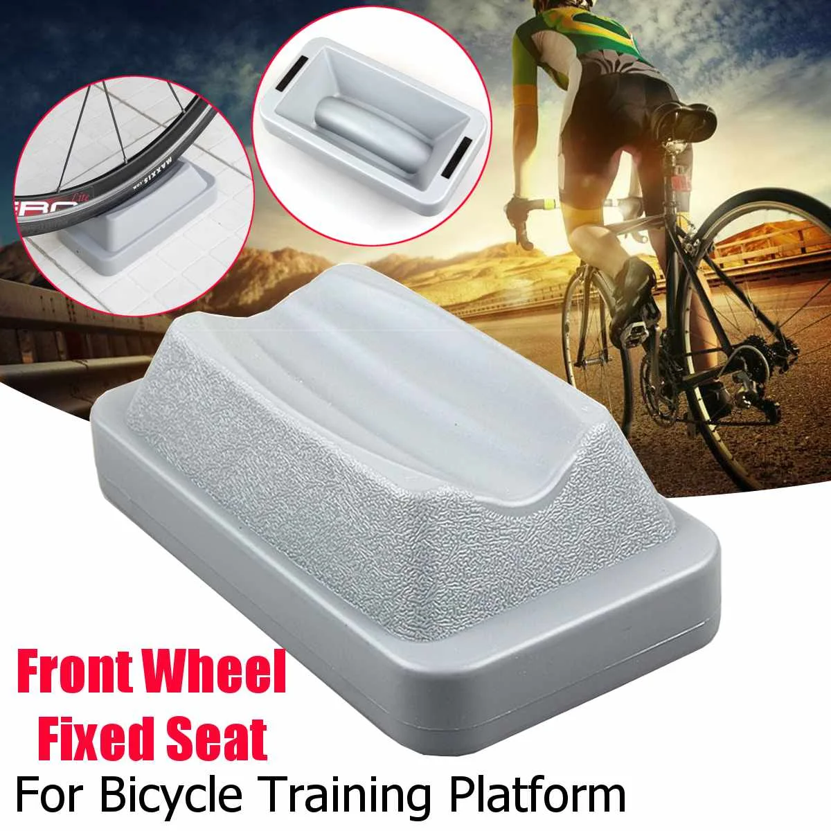 Bicycle Front Tire Mat Sets Bike Riding Platform Accessories Indoor