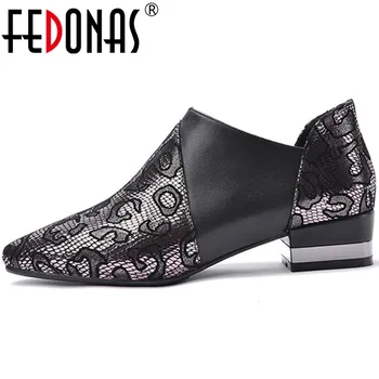 

FEDONAS Women Pumps High Heels Side Zipper Brand Design Cow Leather Ruffles Prom Shoes Spring Summer Concise Shoes Woman