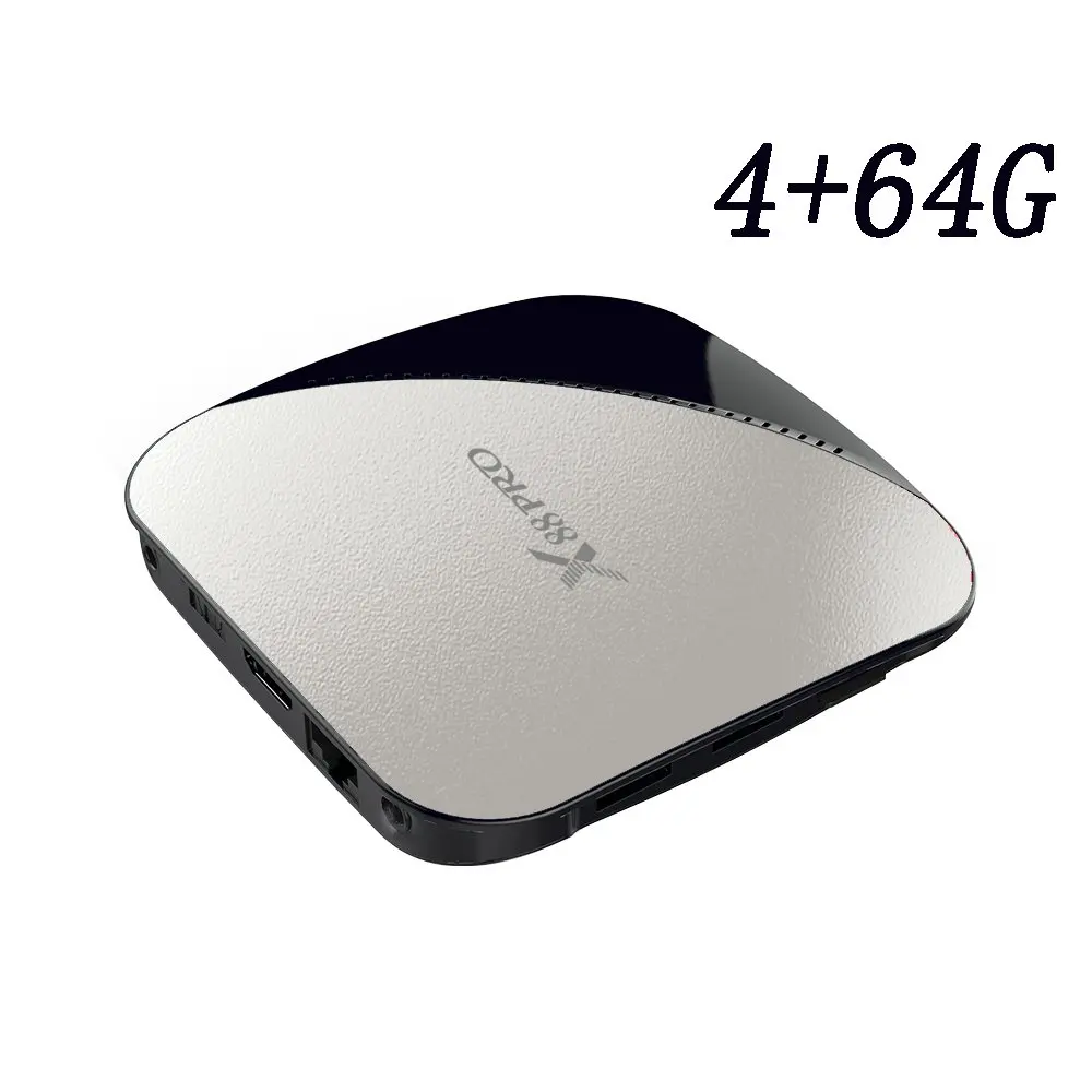 4G 64G CRENOVA X88 PRO Android tv Box 4K 3D RK3318 4 Гб ОЗУ 64 ГБ 32 ГБ 2,4 г/5 г Wi-Fi Youtube Google Play Smart tv Box - Color: 4G 64G